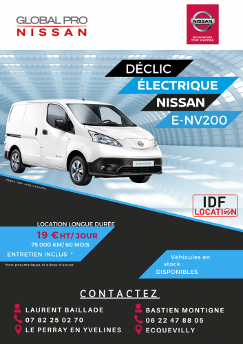 Nissan utilitaires E-NV200 dans les Yvelines